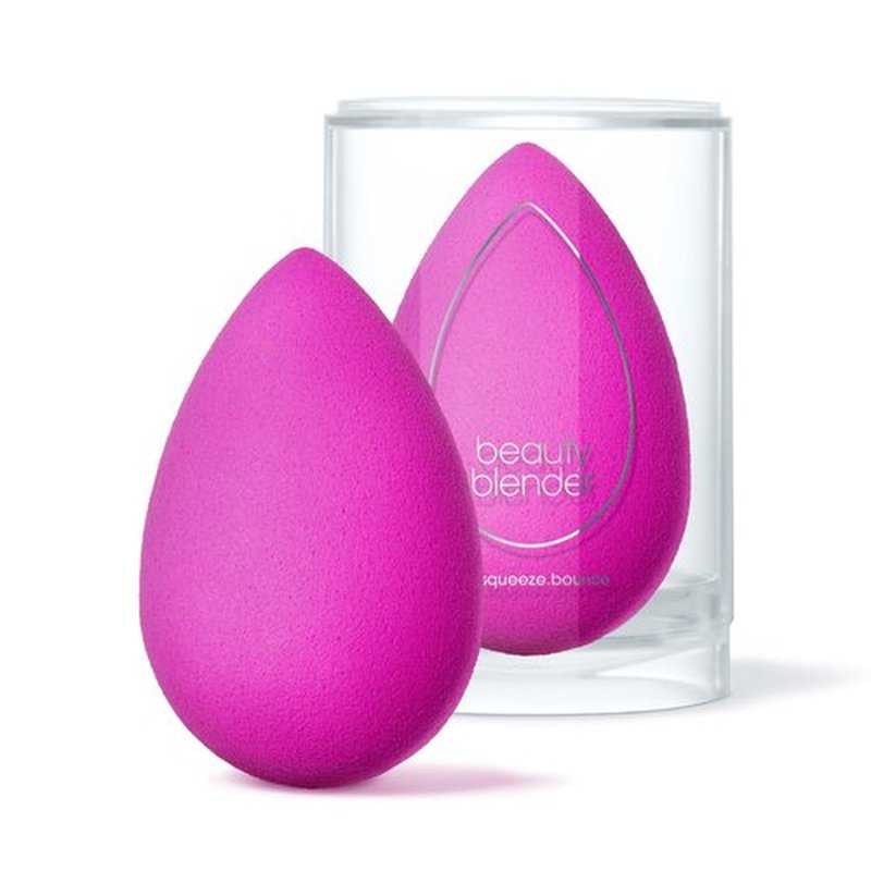 Beautyblender® | Electric Violet Beauty Blender Makeup Sponge, Super-Soft Foam Easily Blends Foundations, Powders & Creams, Made in USA, Reusable, Washable, Streak Free Application, Vegan