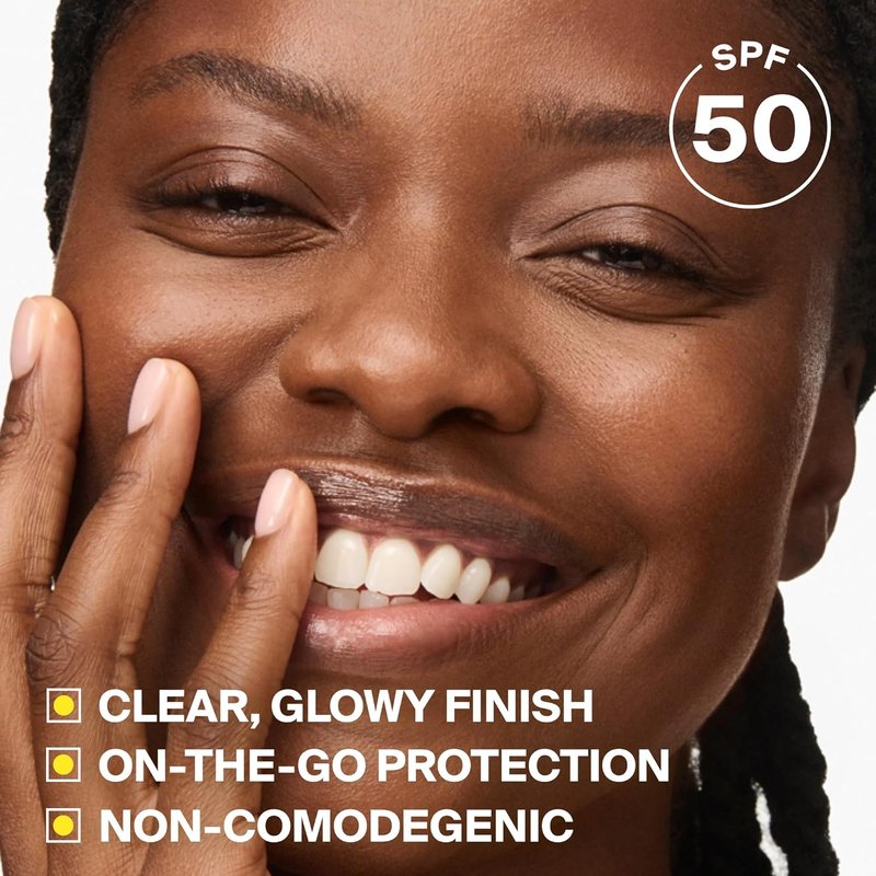 Supergoop! Glow Stick SPF 50 PA++++ | Hydrating Dry Oil Sunscreen Stick for Face & Body - Brightens Skin, Travel-Friendly