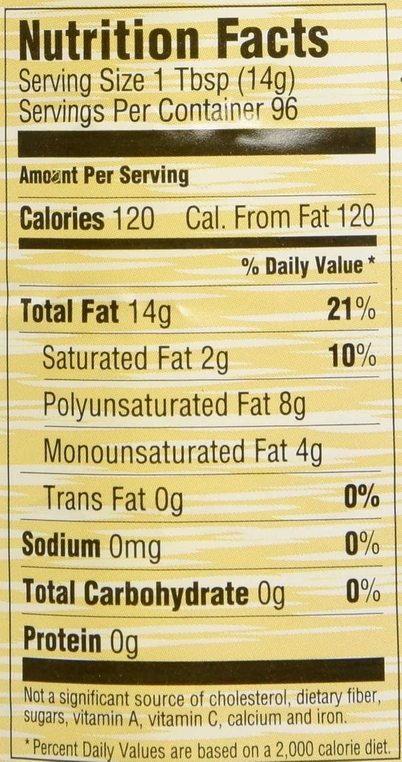 Pure Cottonseed Oil - 48 oz Bottle for Healthy Frying & Cooking