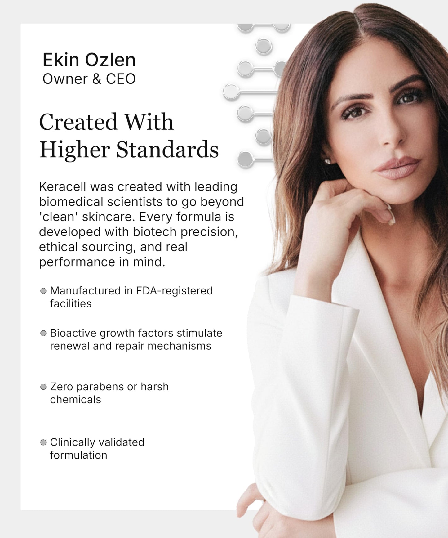 KERACELL Deep Moisturizer Face Cream – Rejuvenating Cream with Human Stem Cell Extract Technology for Dry, Mature Skin – Facial Moisturizer for Men & Women with Plant-Based Retinol Alternative, 1.7 oz