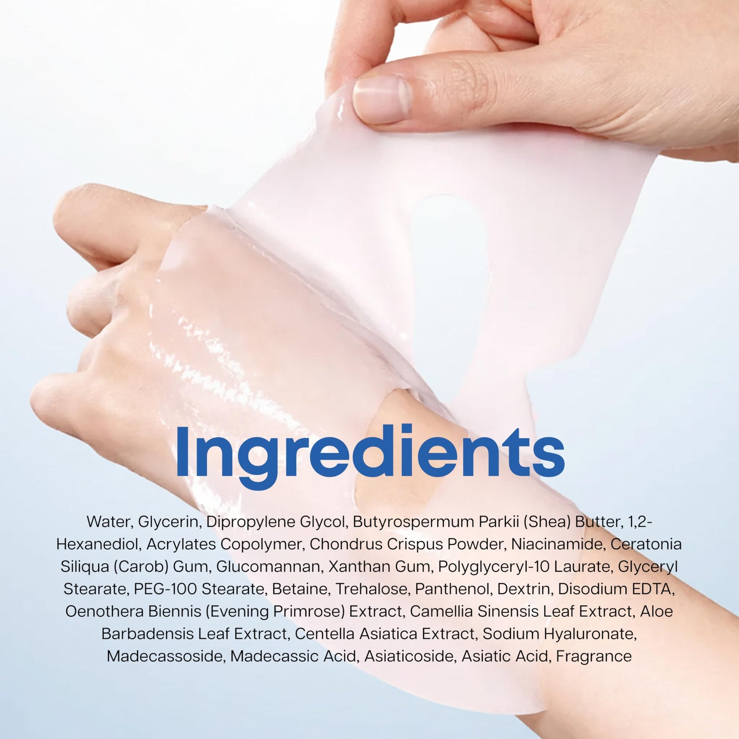 Bio Hydratique Melting Hydrogel Face Mask with Hyaluronic Acid – Deep Hydration & Pore Tightening, Glass Skin Look – Dermatologist Tested, Anti Aging Korean Skin Care, Vegan, Clean Beauty – Pack of 5