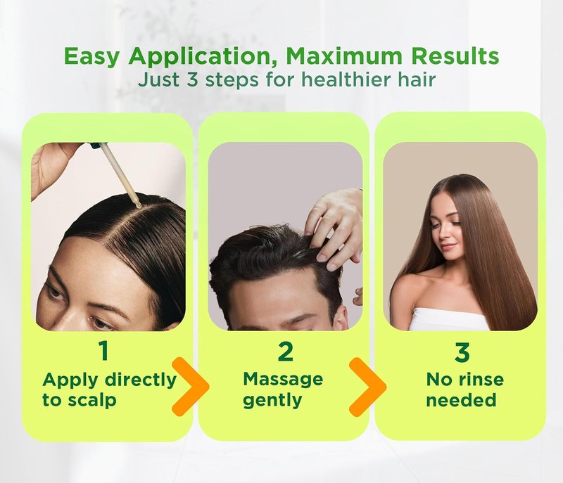 Organic Dropper Extra Strong Hair Treatment - Stop Hair Loss, Stimulate Growth & Treat Dandruff | Rosemary & Ginger, 4oz