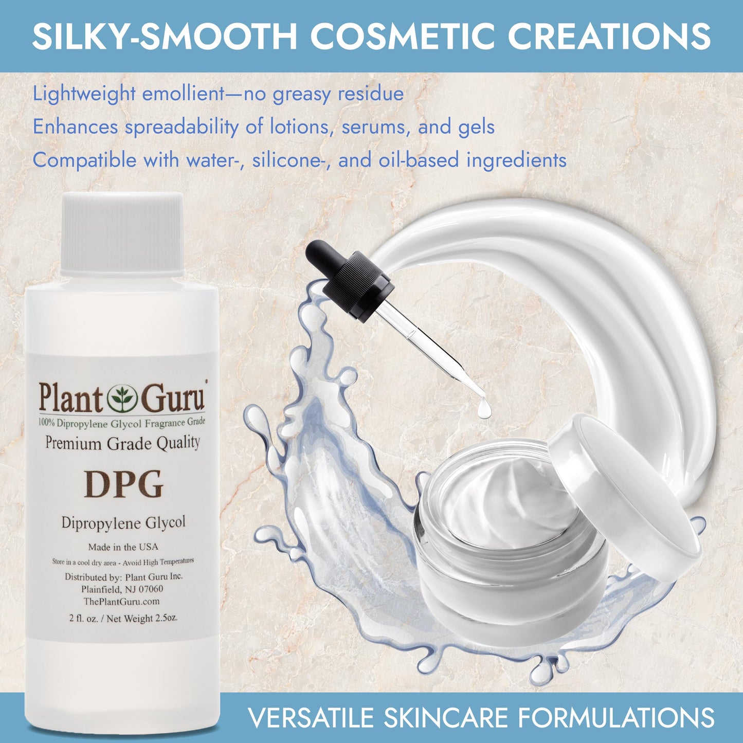 Dipropylene Glycol DPG 4 fl. oz. - Fragrance Grade Carrier Oil - Great for Incense Making and Diluting Perfume Oils.