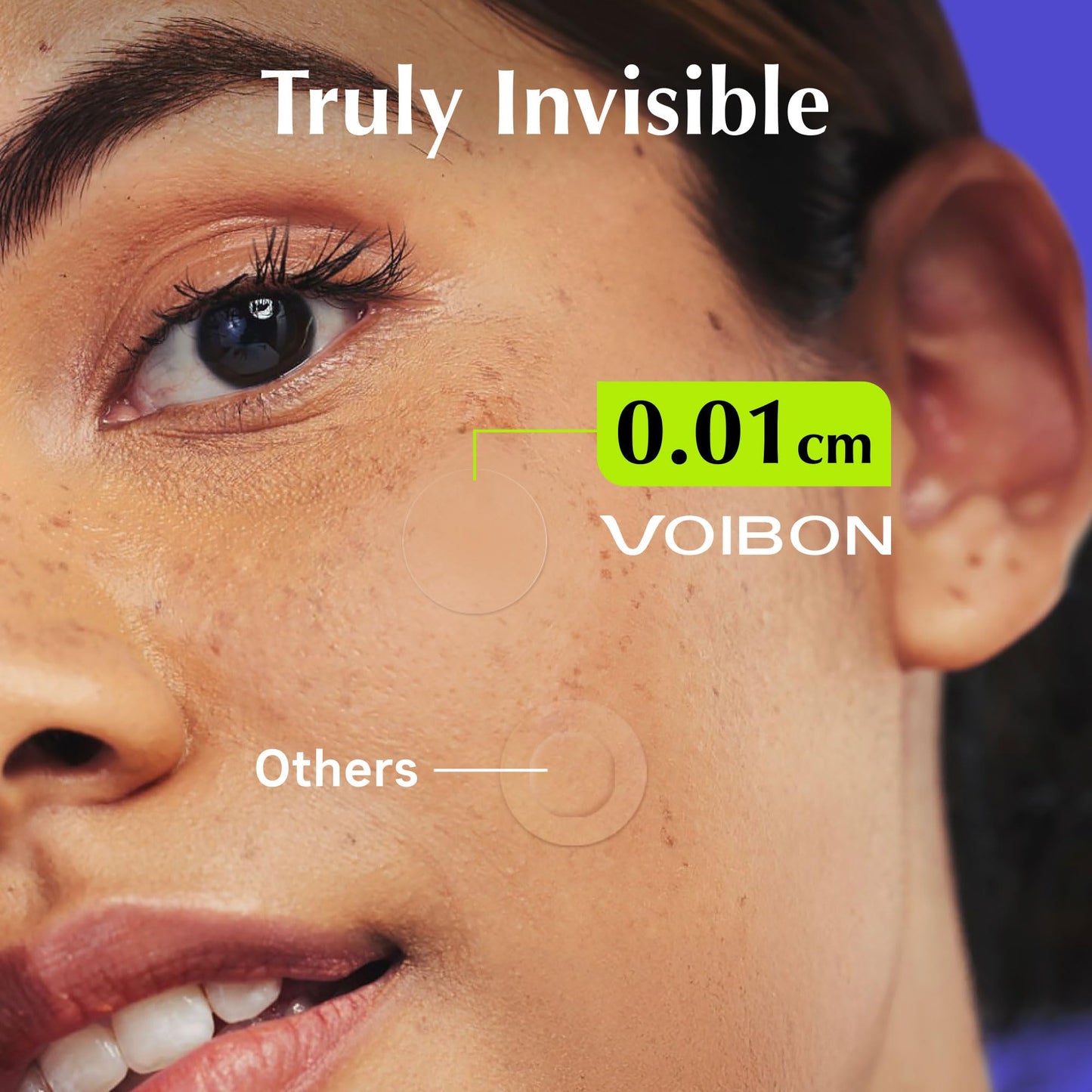 Voibon Pimple Patches For Face, Invisible Hydrocolloid Acne Patches Acne Treatment,Covering Zits & Blemishes in Skin and Face, Zit Patches with Salicylic Acid,