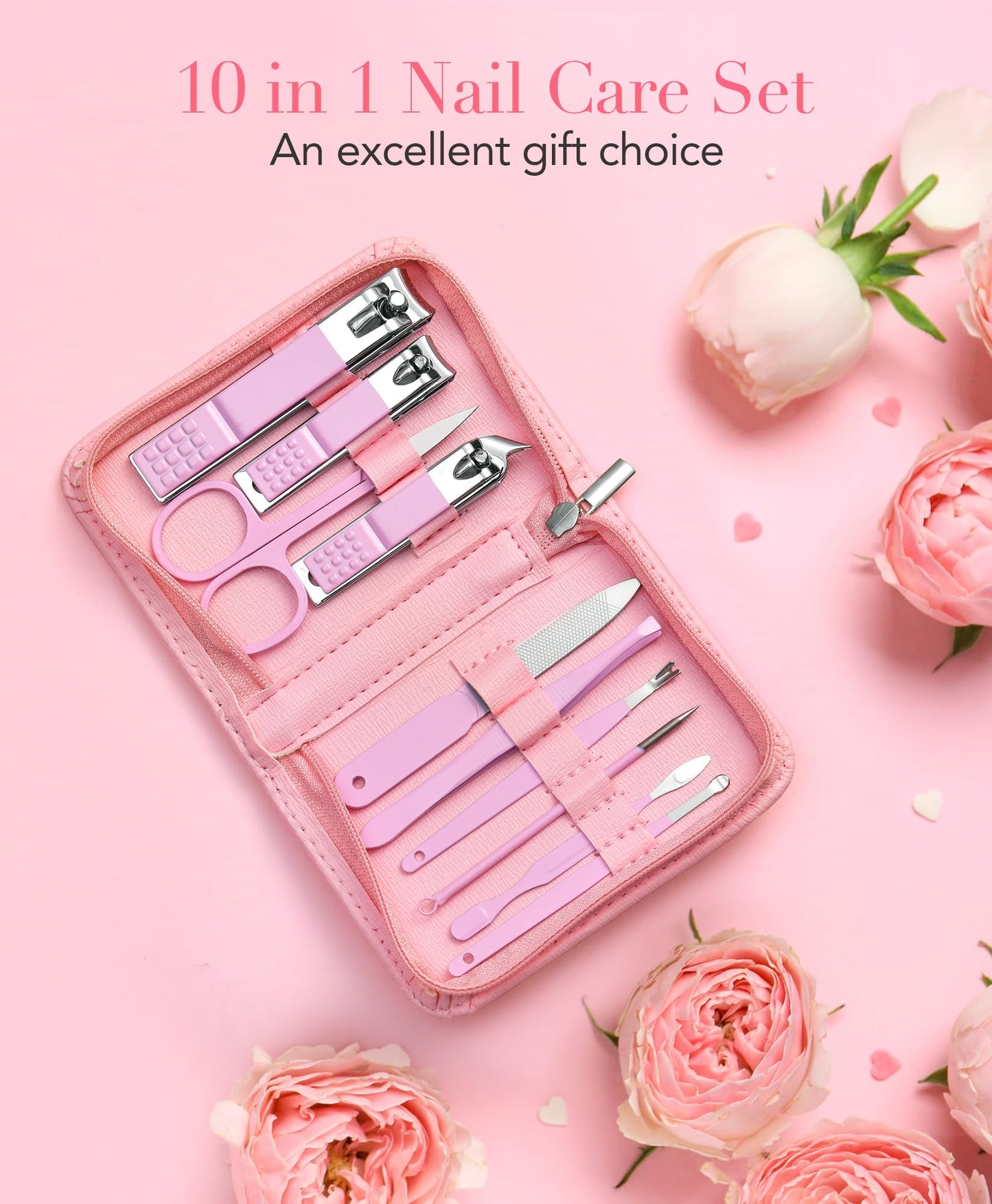 Happy Birthday Gifts for Women, Gift Baskets for Women with 2-IN-1 Dual Head Electric Trimmer, Toothbrush & 12oz Mug, 10 in 1 Nail Clippers Set, Luxury Practical Gift Baskets for Her Girlfriend Wife