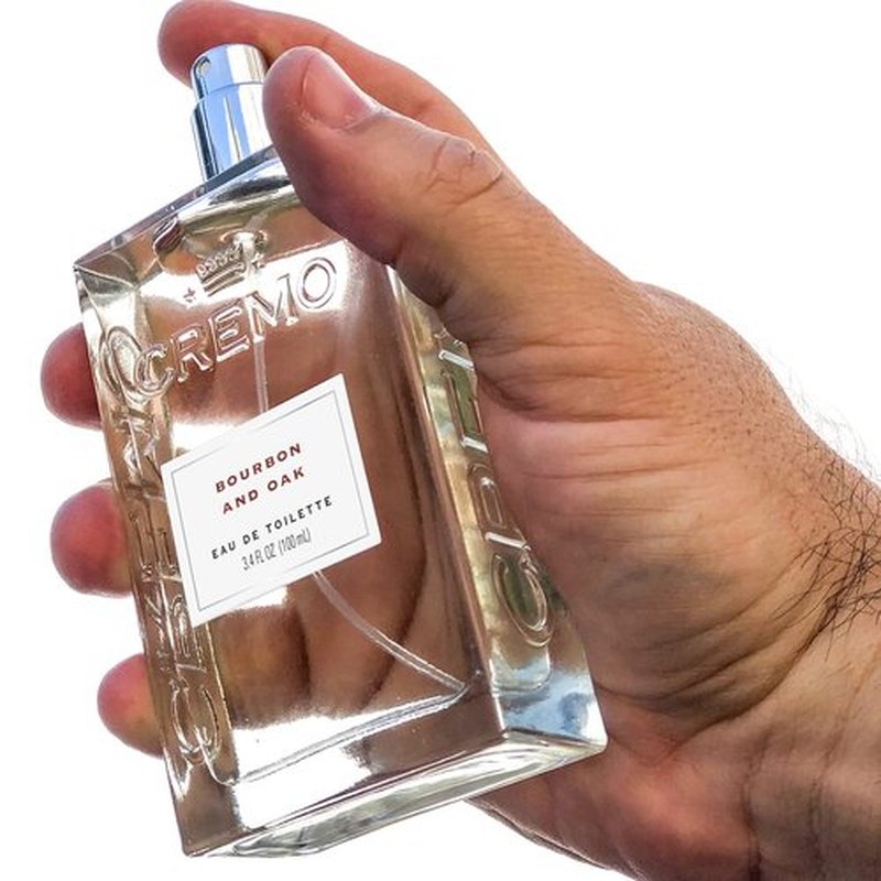 Cremo Cologne for Men - Bourbon & Oak Mens Cologne Spray - A Sophisticated Blend of Distiller’s Spice, Fine Bourbon and White Oak, Fragrances For Men, 3.4 Fl Oz
