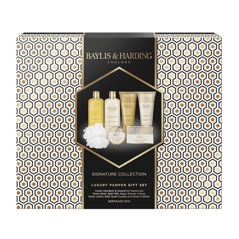 Baylis & Harding Luxury Bath & Skincare Gift Set - Sweet Mandarin & Grapefruit | Perfect for Women
