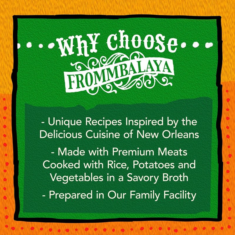 Fromm Frommbalaya Turkey Stew Dog Food - Premium Wet Formula - Case of 12 Cans