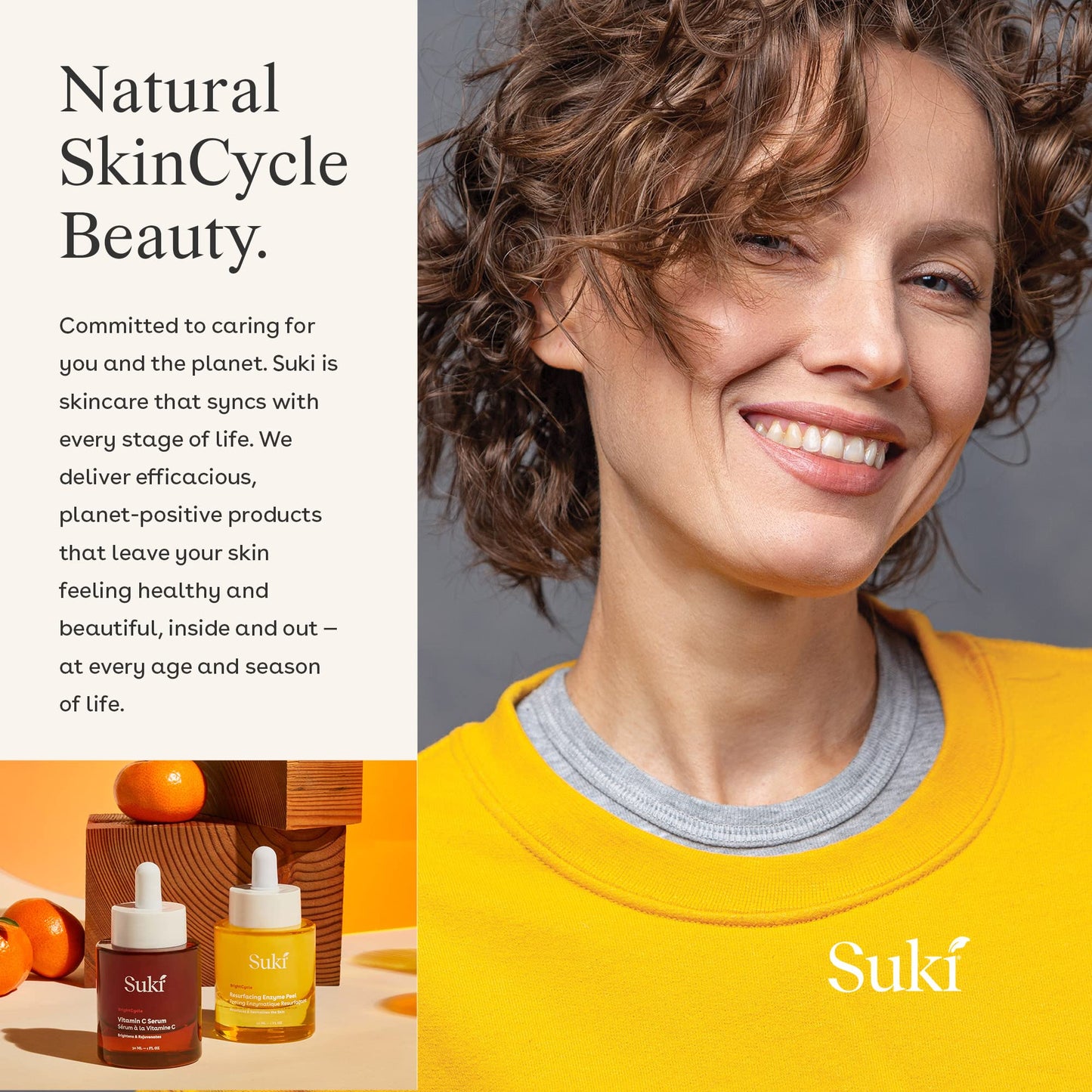 Suki Resurfacing Enzyme Peel for Face Chemical Exfoliant Facial Peel, Dead Skin Remover & Skin Texture Refiner, Enzyme Exfoliant for Sensitive & Acne Prone Skin, Gentle Lightweight Peeling Gel, 1 oz.