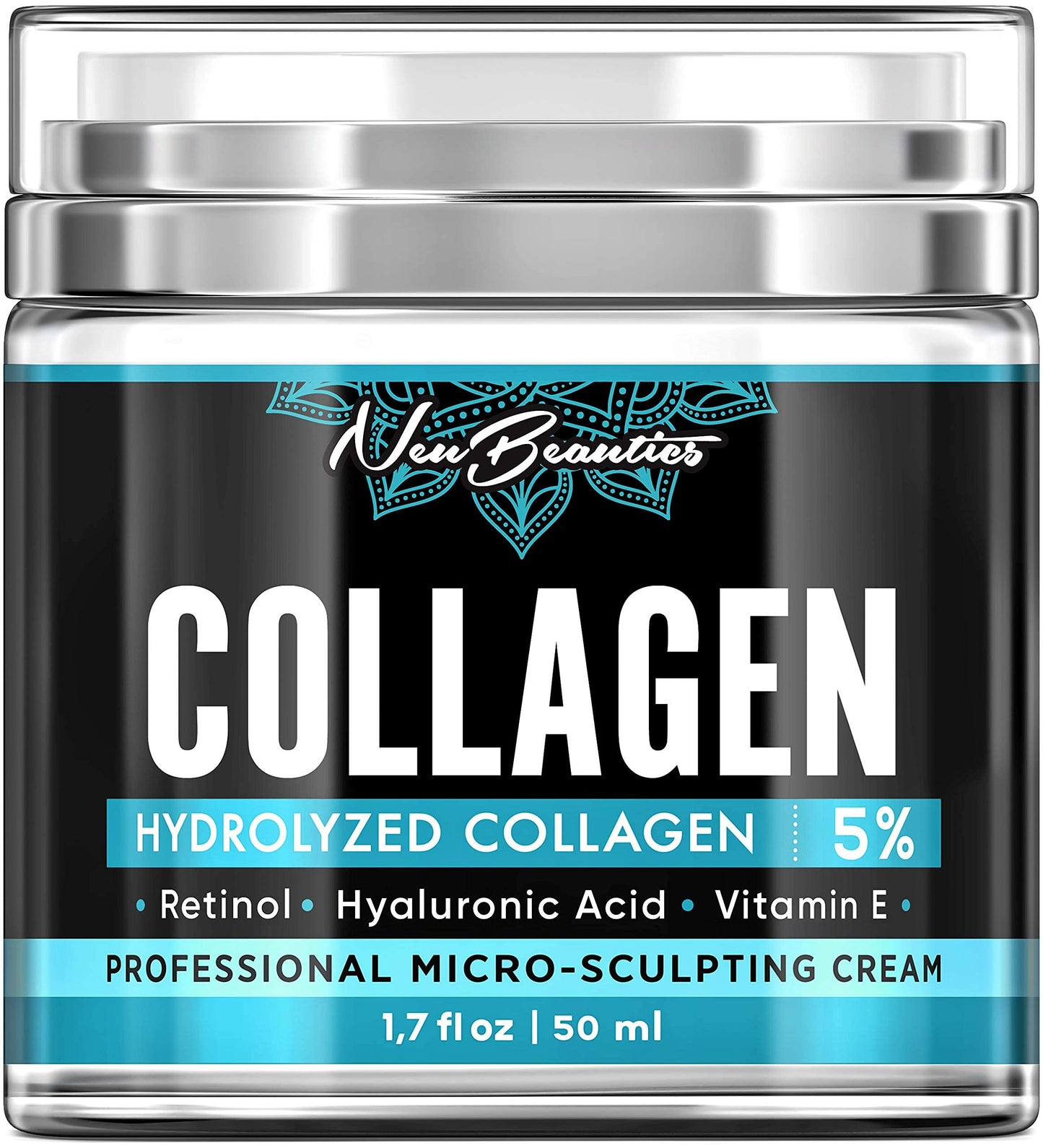 Neubeautics Collagen Cream For Face - Anti Aging Night Women Made In USA Wrinkle With Retinol Hyaluronic Acid Firming & Hydrating Effect Facial Cream, 50 ml (Neubeautics)