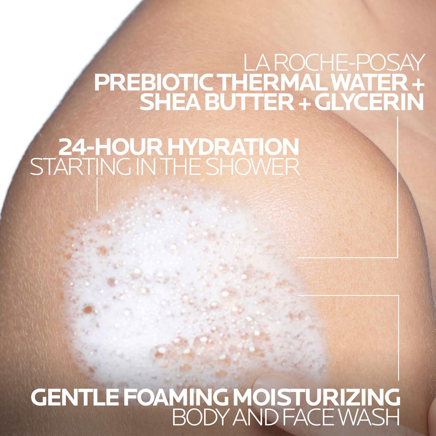 La Roche-Posay Lipikar AP+ Gentle Moisturizing Body Wash, 3.38oz