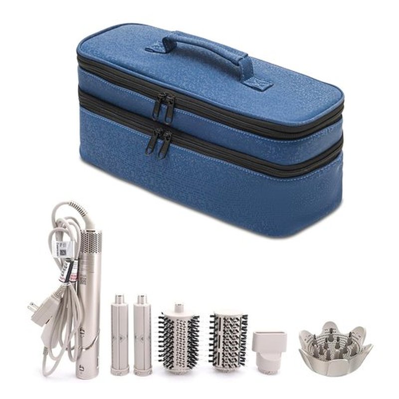 Greenesta Hair Tools Travel Bag Compatible With Shark Flex Style Attachment, Shark Airwrap Flexstyle, Dyson Airwrap | Travel Case For Sharkflex Styler | Beauty Hair Dryer Attachments Storage B.Diamond