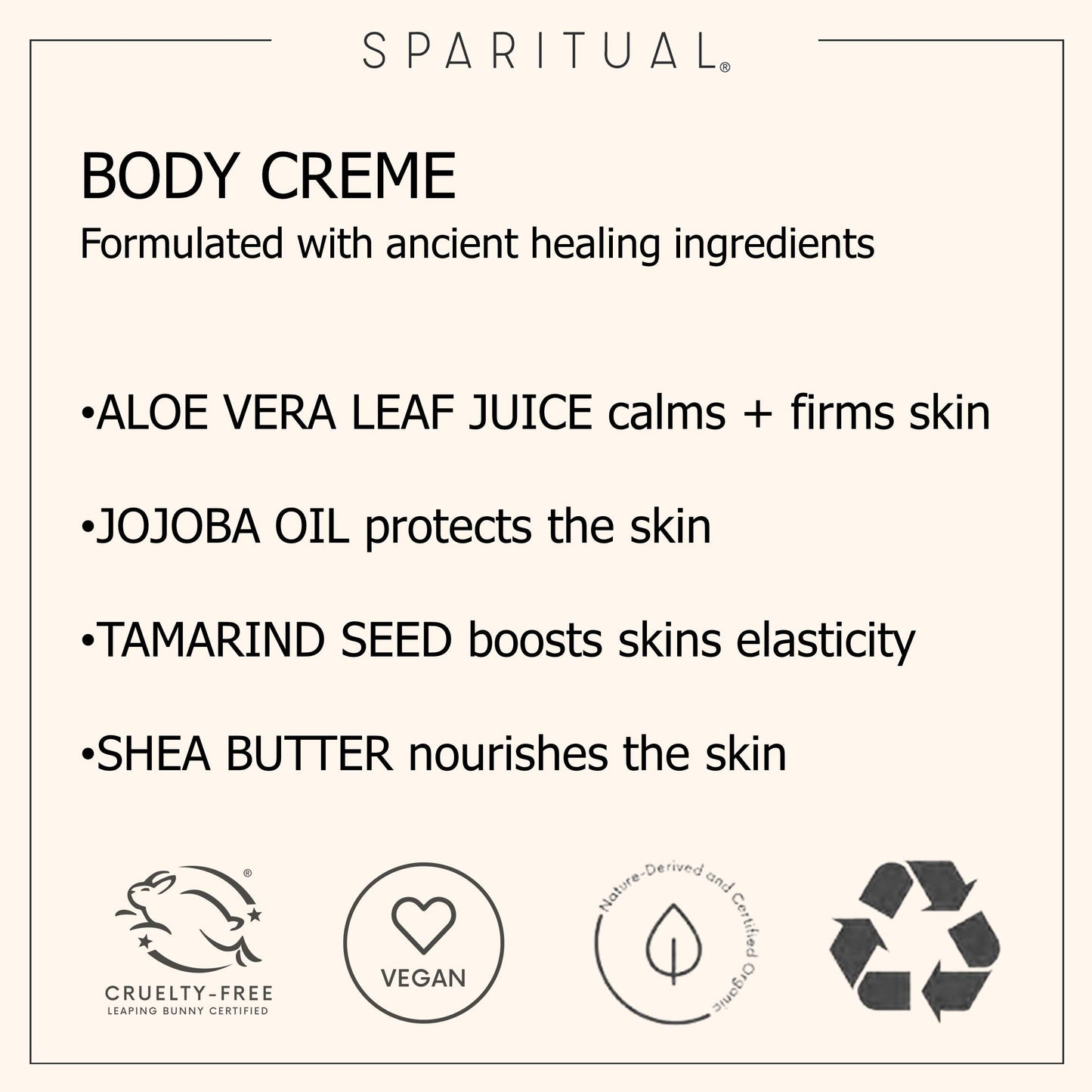 SpaRitual Jasmine Tuberose Vegan Body Creme | 6oz