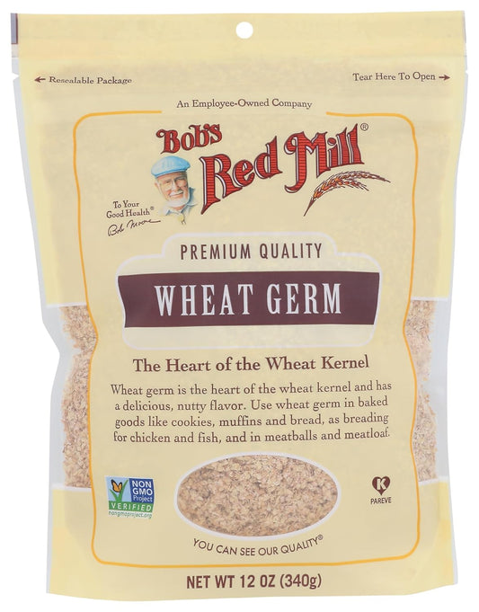 Wheat Germ - Non-GMO, Vegan & Kosher Superfood | 12oz Pack
