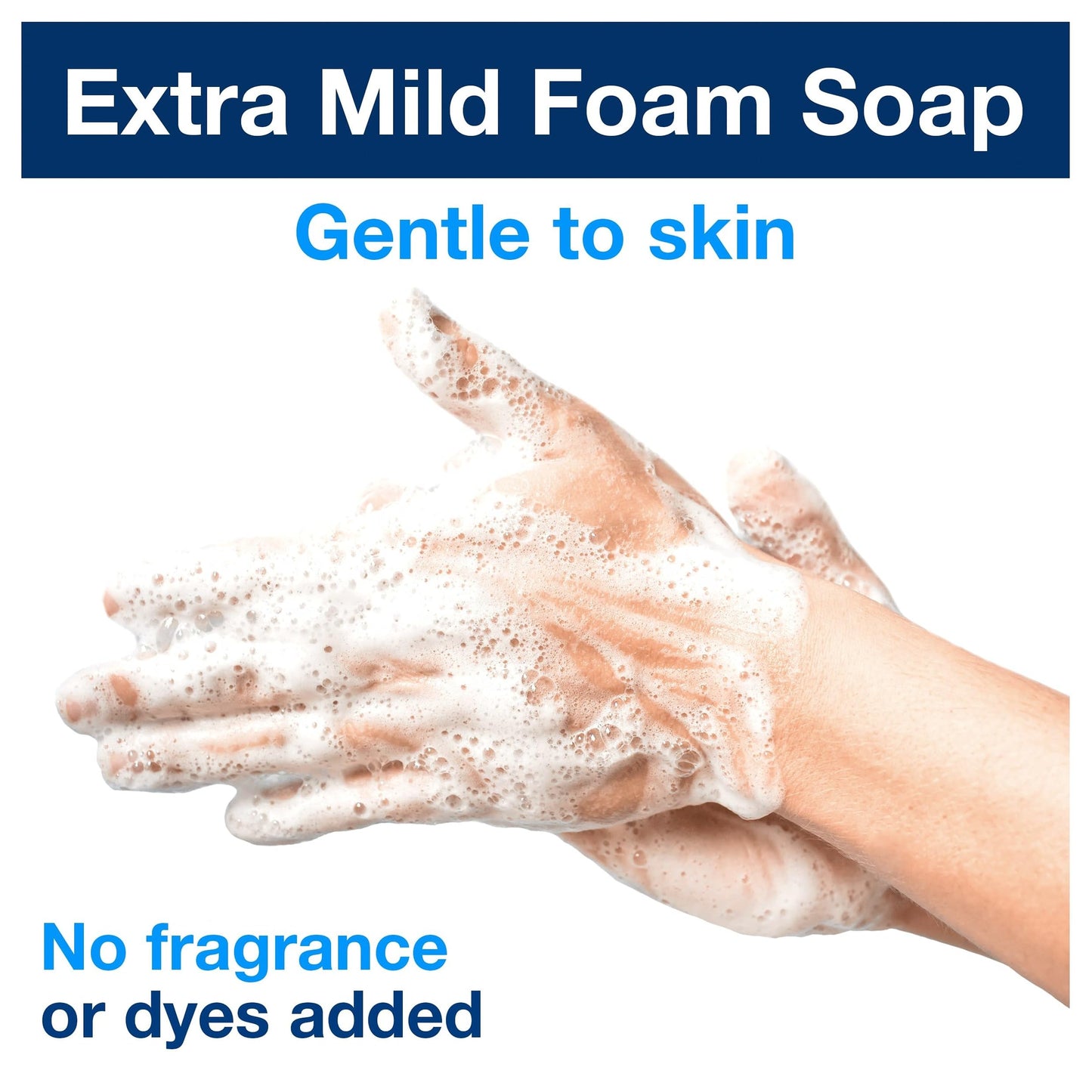 Tork Extra Mild Hand Washing Foam Soap S4, No Fragrance Added, 2 x 1L, 401812