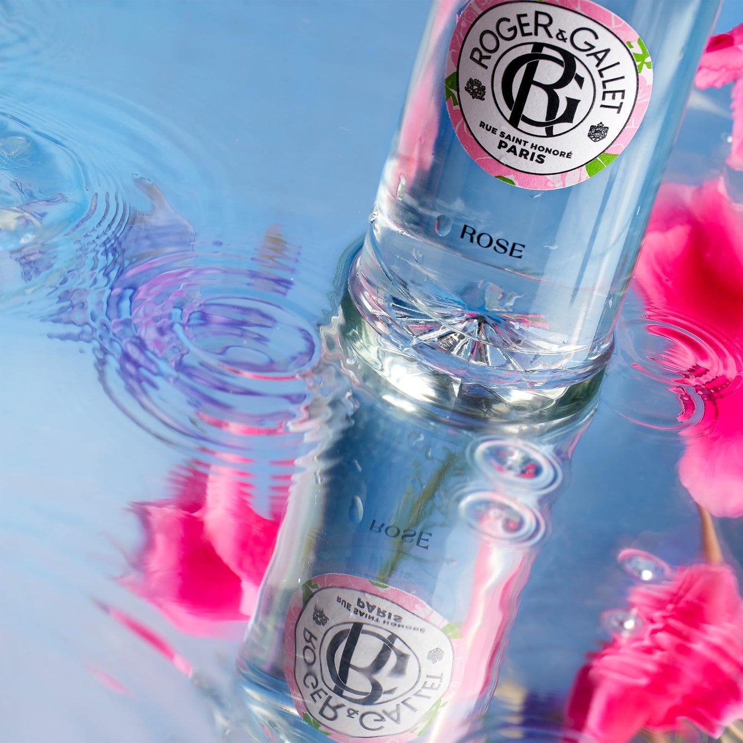 ROGER & GALLET Wellbeing Fragrant Water Spray – Light Eau Fraîche Body Mist with Natural Origin Ingredients, Refreshing Everyday Fragrance for Women (Rose | 3.3 Oz.)