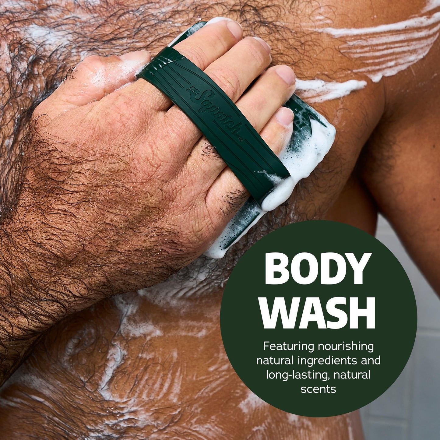 Dr. Squatch NEW Body Wash for Men with Nourishing, Natural Ingredients | No Paraben, Phthalate, Sulfate | All Day Moisture | Long Lasting Scent | Wood Barrel Bourbon & Fresh Falls (14 oz, 2-Pack)