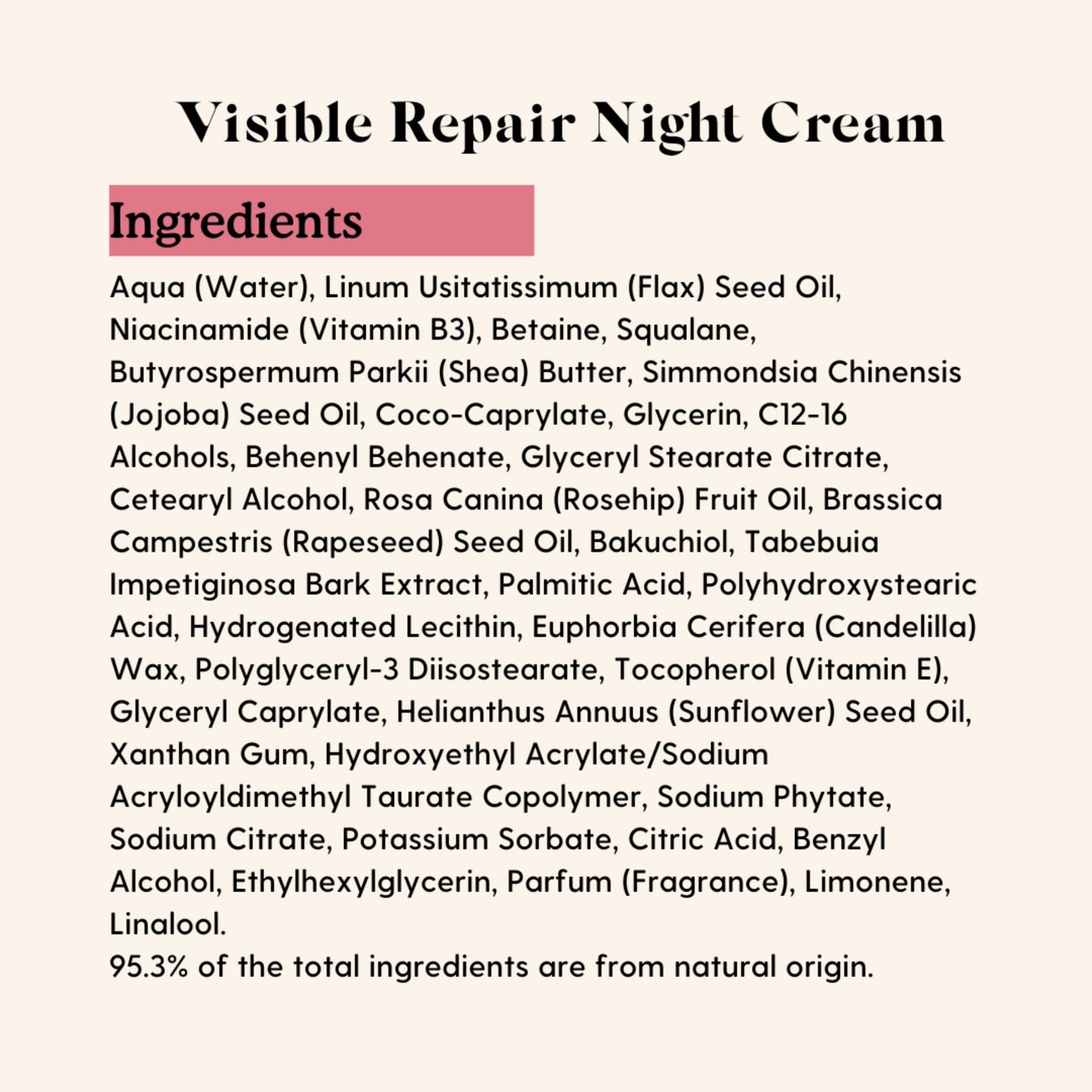 Essano Visible Repair Night Cream Face Moisturizer, Vitamin B3, Mature Skin Face Cream Supports Appearance of Fine Lines & Wrinkles, Cruelty Free, 50g