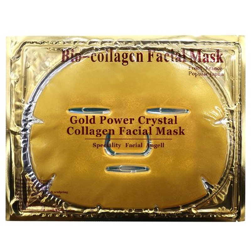 Ruzzut 15PCS Collagen Facial Masks - Skin Care Hydrating Face Sheet Mask with Hyaluronic Acid & Hydrolyzed Collagen Mask for Deeply Moisturizing & Anti Wrinkles & Refreshing Skin,24K Gold