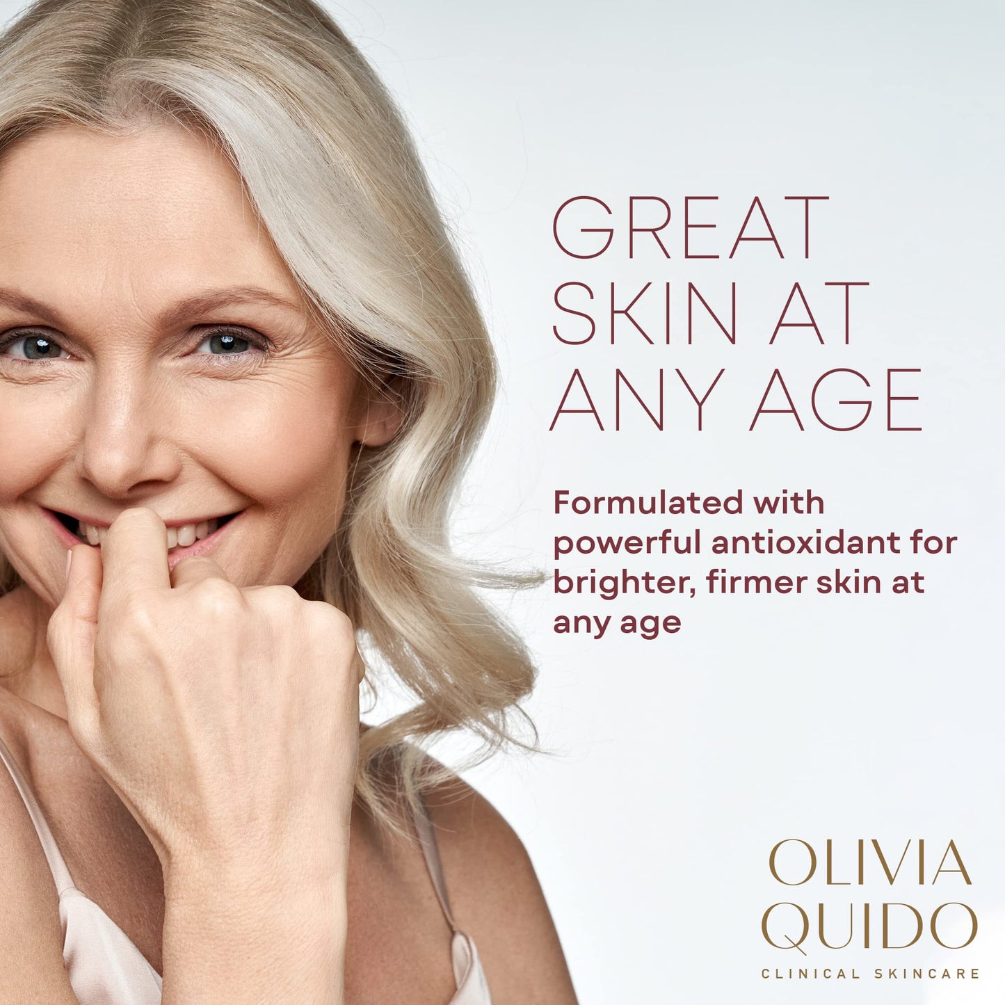 OLIVIA QUIDO Skincare Vitamin C Serum 20% with Lilac & Sea Daffodil 3.6oz | Hydrating, Skin-Brightening, & Anti-Aging | Vitamin C & Hyaluronic Acid Serum for the Face with Natural Botanicals