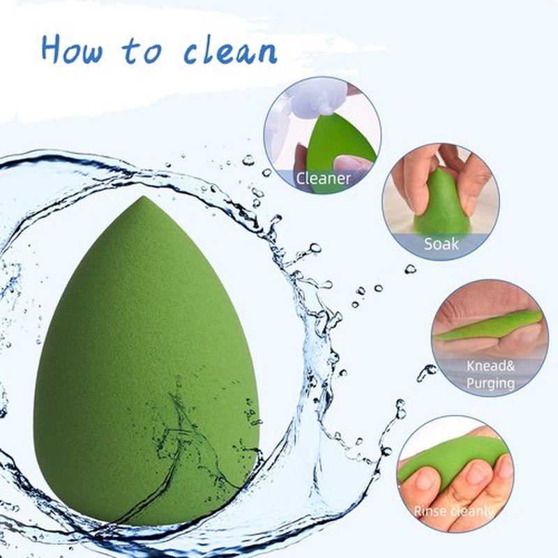 COSTICA Makeup Sponge Set Blender, Beauty Sponge Makeup Blender Flawless for Liquid - Multi Colored 8 pcs Exquisite Packeged
