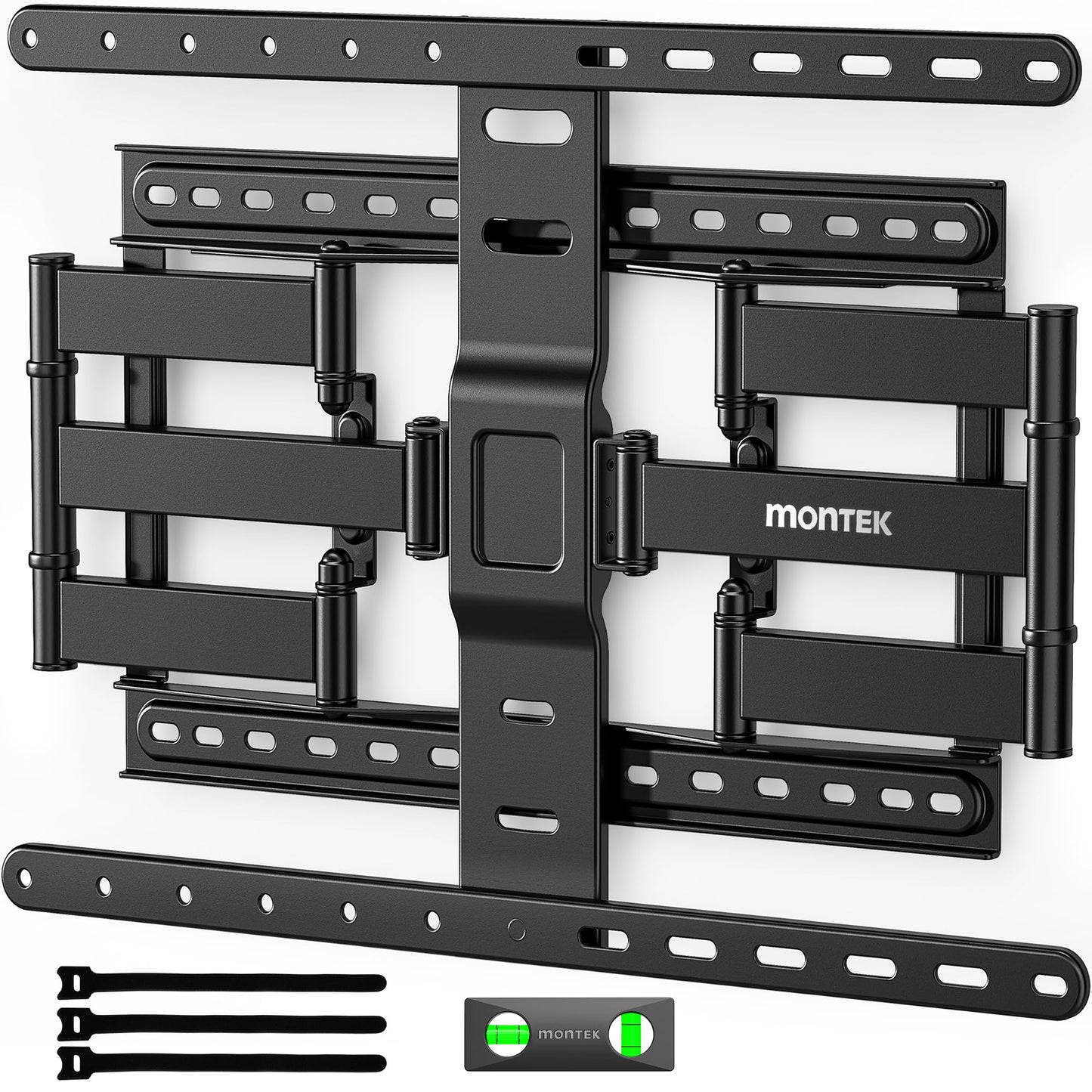 monTEK 1.1-Inch Ultra Slim Full Motion TV Wall Mount for 43-90 Inch TVs