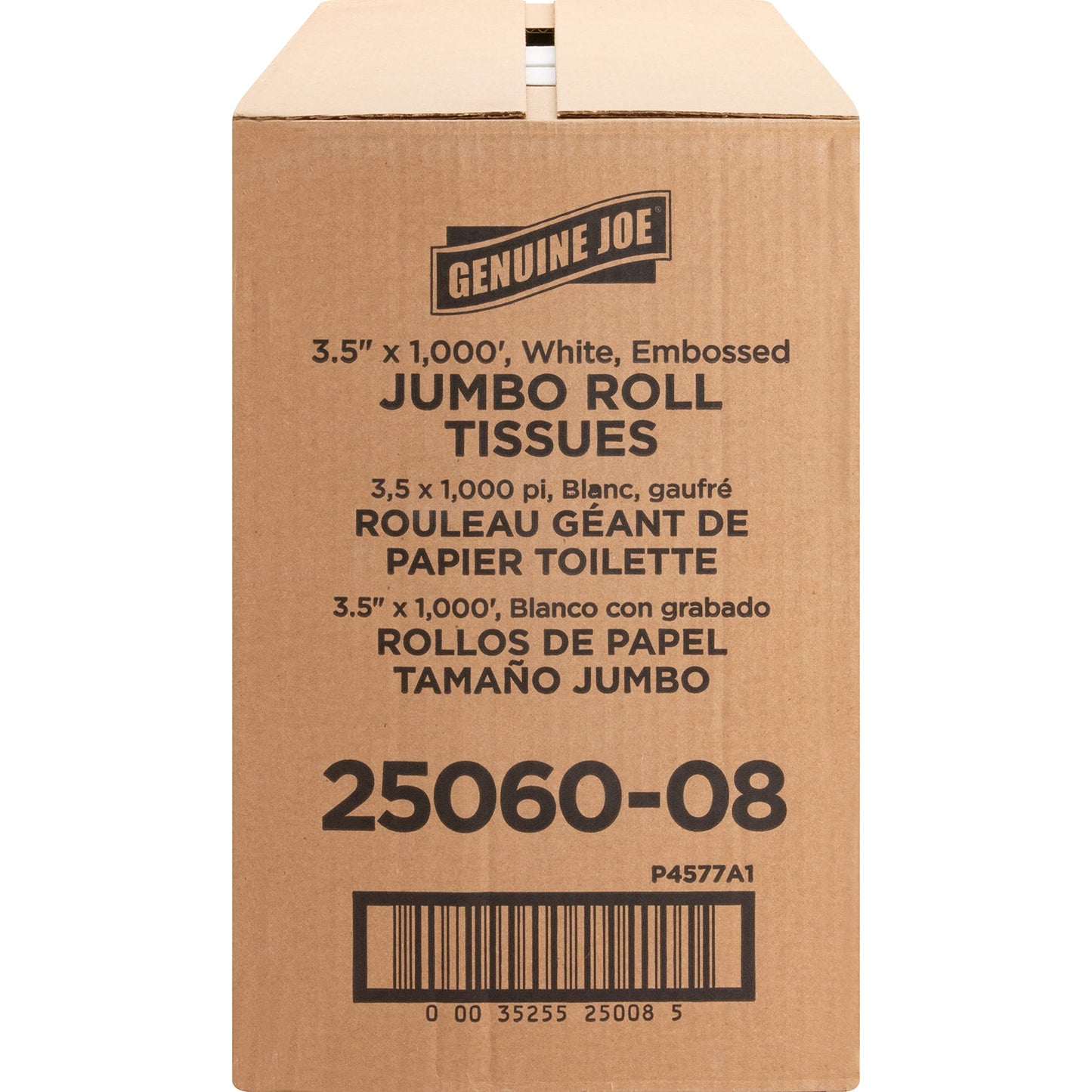 Genuine Joe - GJO2506008 Jumbo Dispenser Roll Bath Tissue (Pack of 8)