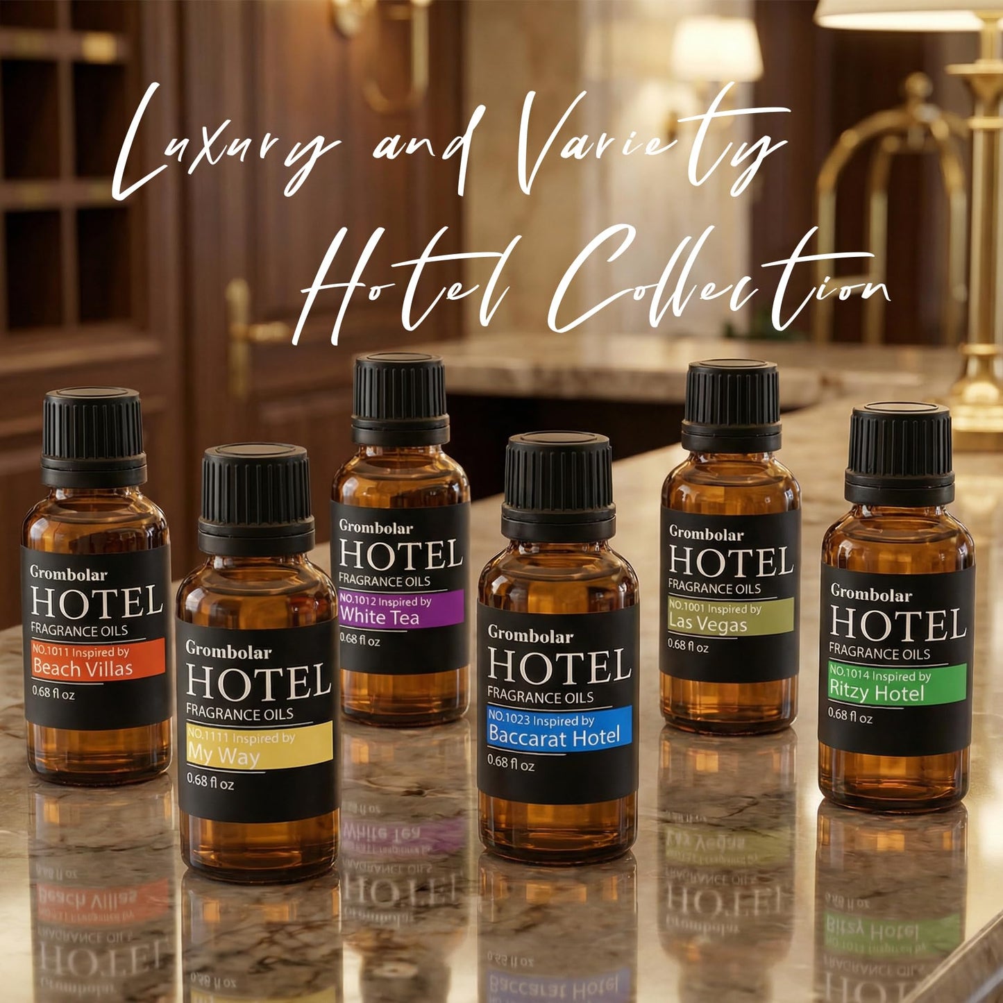 Essential Oils Set-Hotel Collection Diffuser Oil Gift Set,Premium Essential Oil for Diffusers, Home Care, Fragrance, Humidifiers