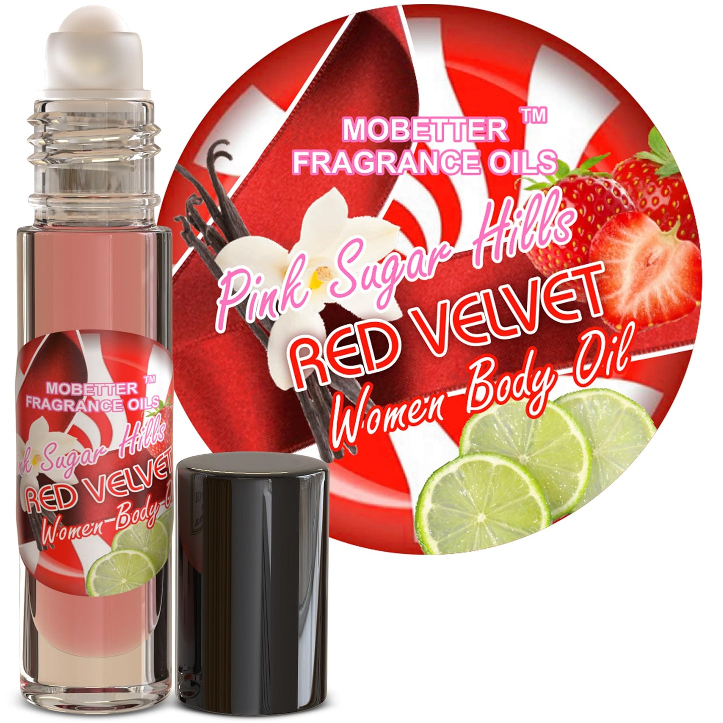 MOBETTER FRAGRANCE OILS Pink Sugar Red Velvet Perfume Body Oil for Women