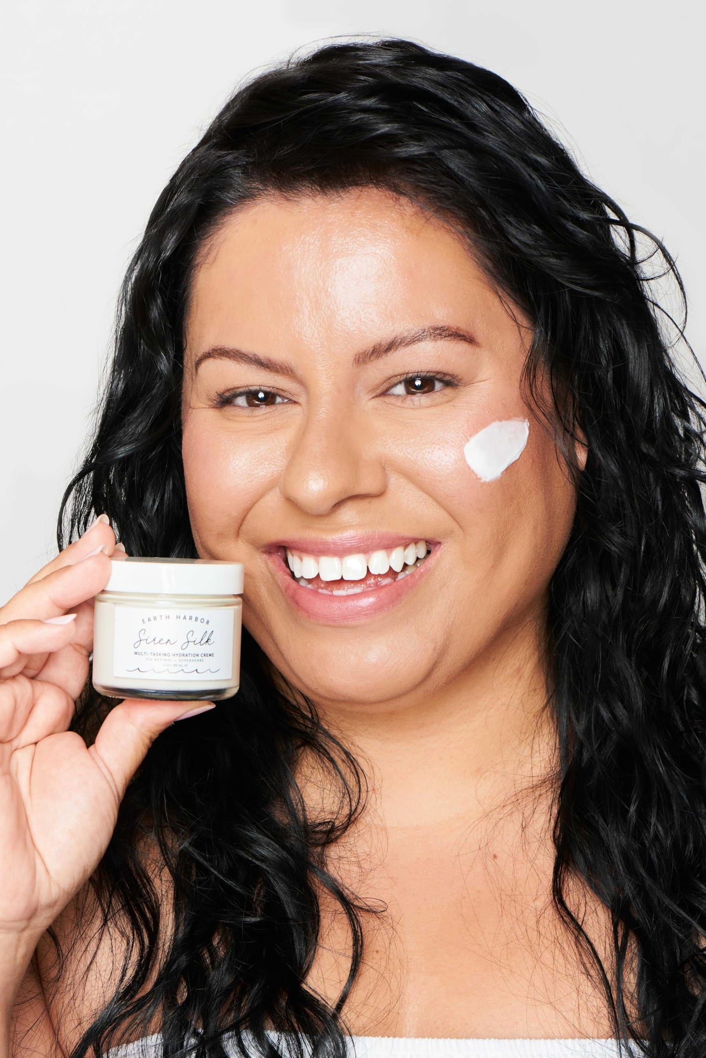Earth Harbor SIREN SILK Multi-Tasking Hydration Creme Packed with 20 Botanical Actives, Vegan & Cruelty-Free Night Cream with Sea Retinol Alternative for Intense hydration, Fine Lines & Wrinkles, 2 oz