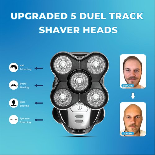 Pack 3 Shaver Replacement Blades Compatible with Remington Balder Pro Head Shaver Model XR7000, 5 Dual Track Heads for Remington Shaver Replacement Heads. Balder Pro Replacement Head