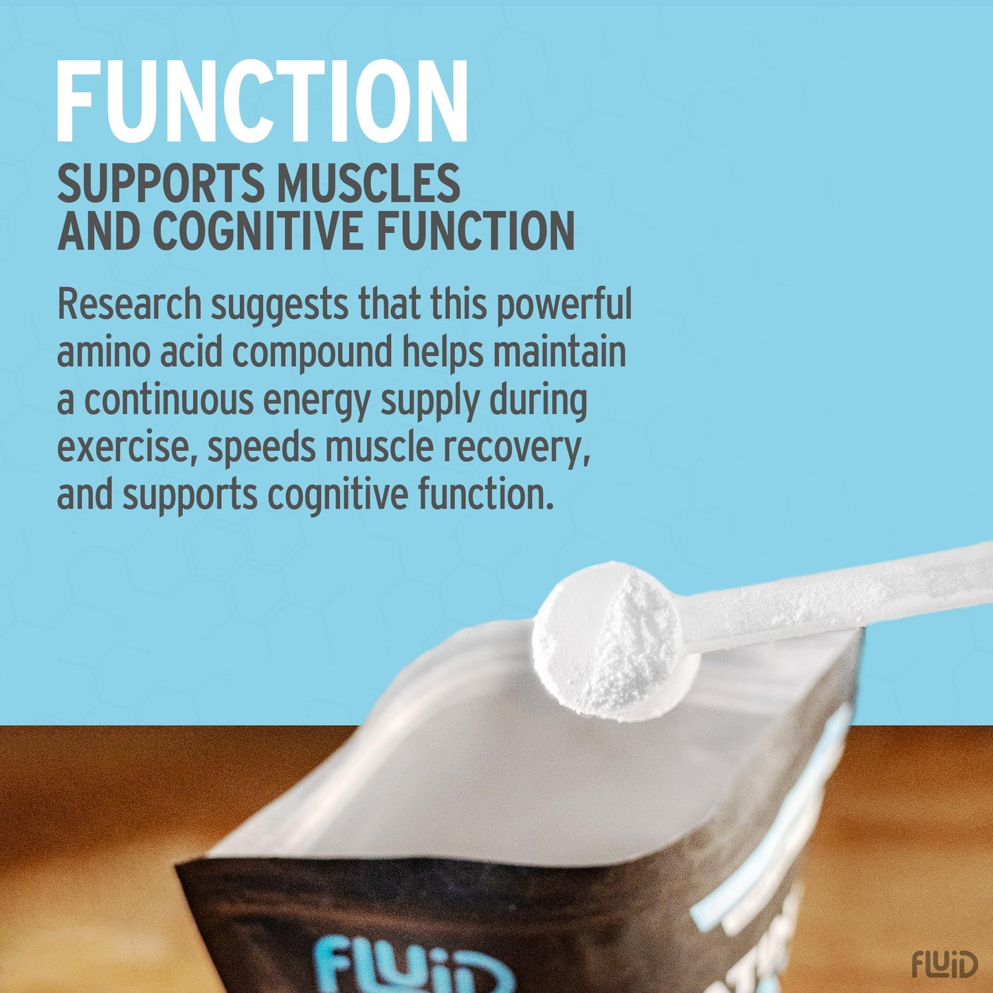 Fluid Creatine - Informed Sport Certified | Ultra-Fine Micronized 100% Creatine Monohydrate Powder | Unflavored | 5g Serving | 100 Serving Bulk Pack