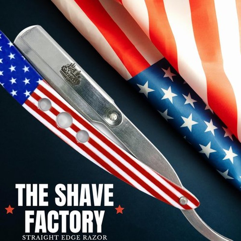 The Shave Factory Straight Edge Razor Kit (USA / 200 Derby Premium Single Edge Razor Blades)