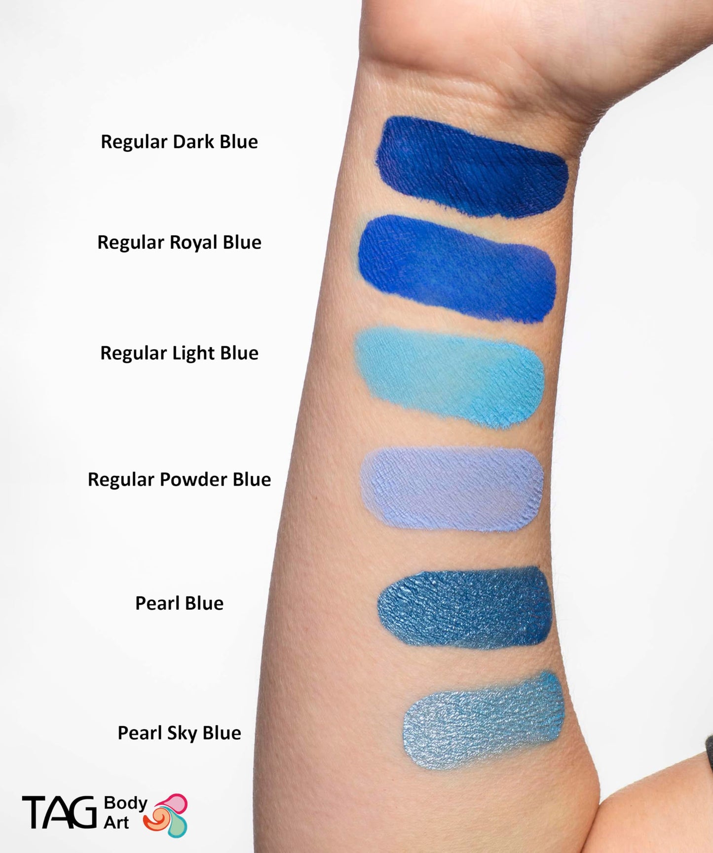 TAG Face and Body Paint - Regular Light Blue 90gm