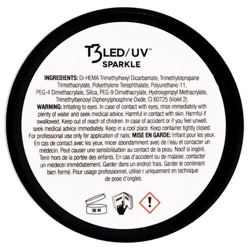 Cuccio Pro T3 LED/UV Cool Cure Versatility Gel - Self-Levelling - Incredibly Flexible - Strong Adhesion - High Shine Finish - Fast Application - Quick Cure - Gold Rush - 1 Oz Nail Gel