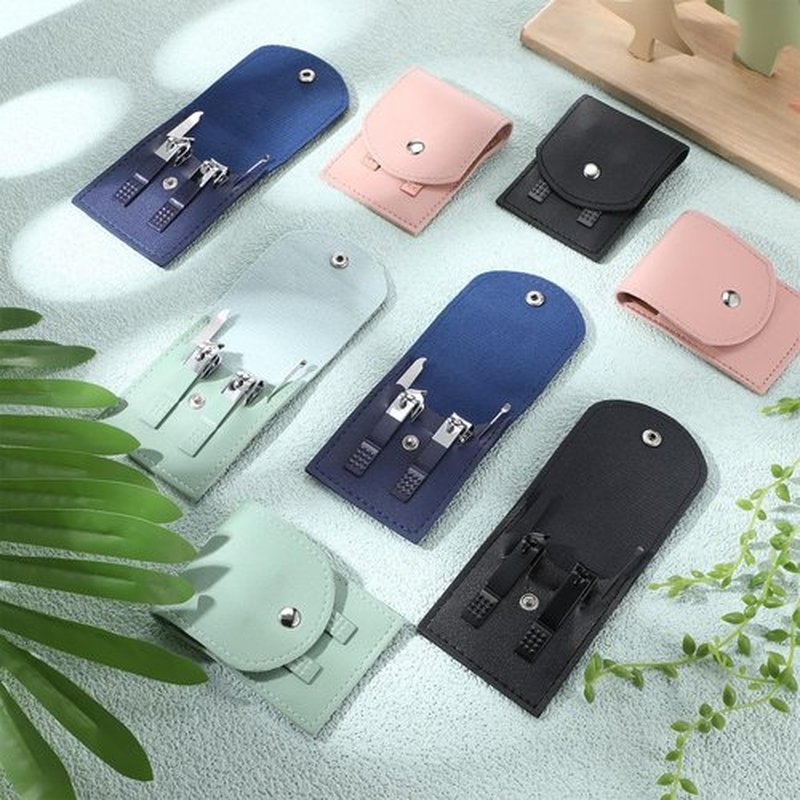 Geosar 12 Sets Manicure Set Nail Clippers Pedicure Kit Stainless Steel Professional Pedicure Set Grooming Kits Nail Care Tools with Luxurious Travel Case for Nail Care(Multi Colors)