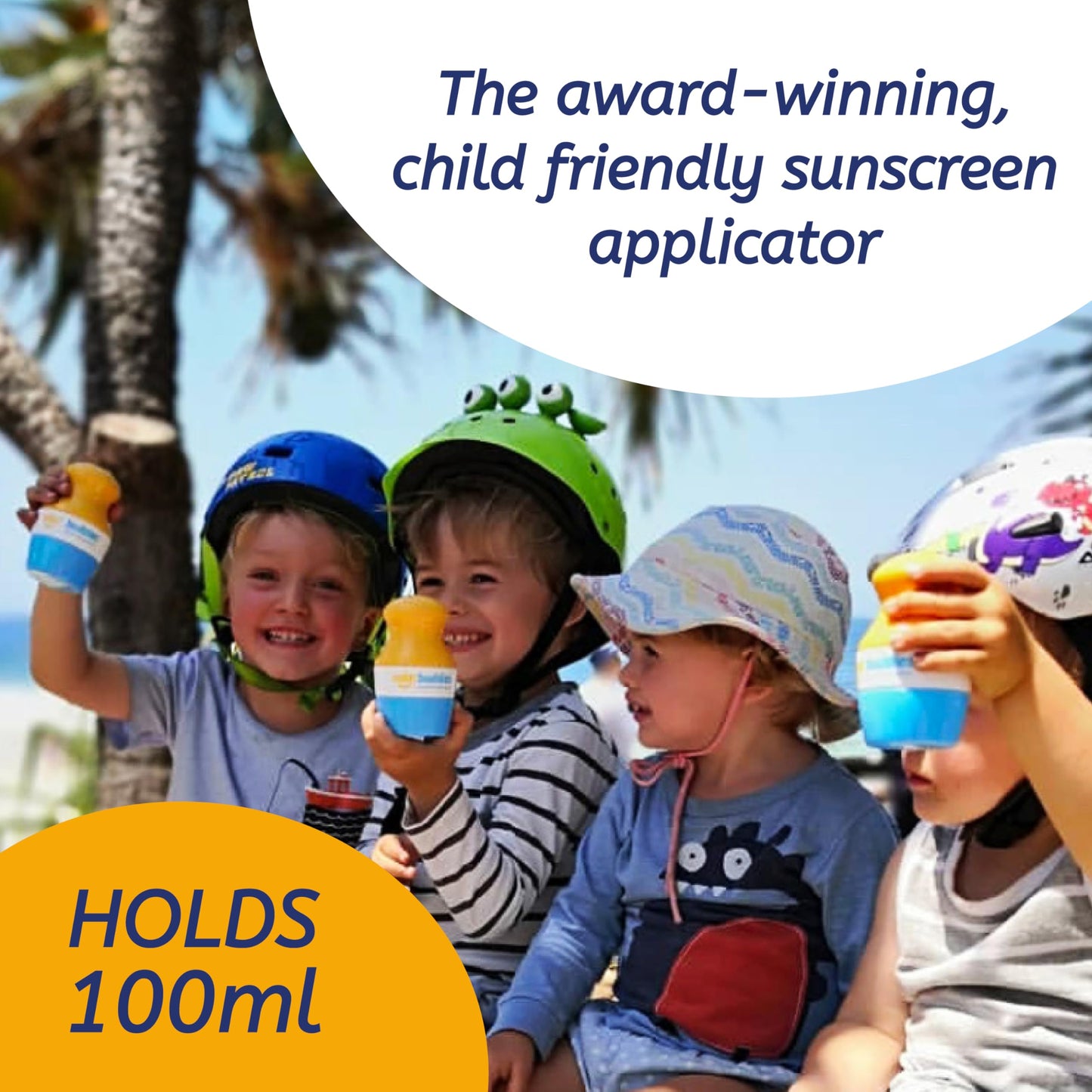 Solar Buddies Sunscreen Applicator – Green Duo – BPA-Free Refillable Roll-on Sponge for Sunscreens & Lotions – For Kids, Adults & Families – 3.4Fl Oz – Perfect for Travel