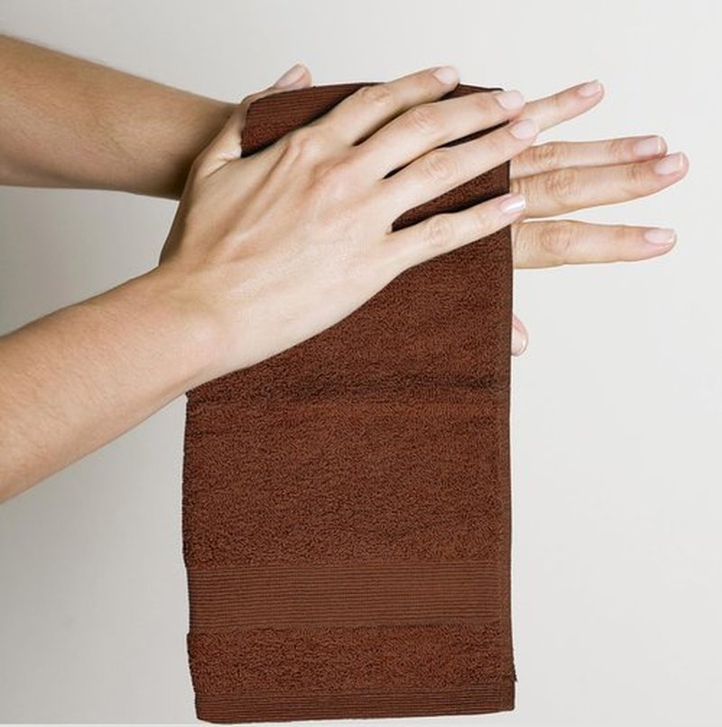 Premium Wash Cloths Pack of 12 (13" x 13" Inches)- 100% Combed Ring Spun Cotton WashCloth - Luxury Washcloths – Ultra Soft Face Towels - Highly Absorbent Wash Cloth for Face (Dark Brown)