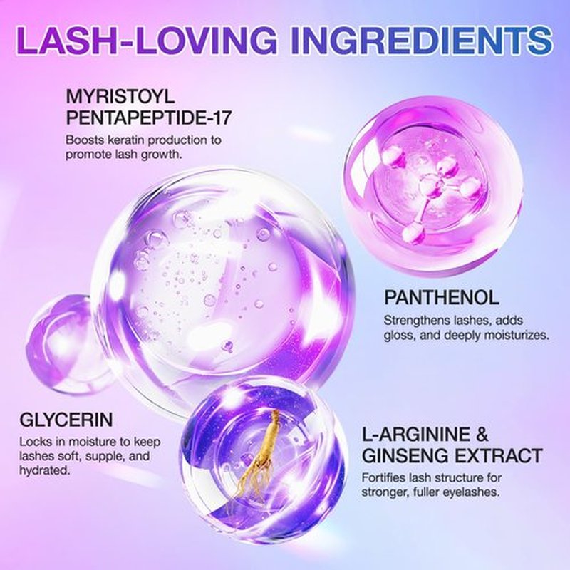Lash Serum - Rapid Eyelash Growth Serum,eyelash serum,Lash Enhancing Serum for Eyelash Growth Thickness,Boost Thicker, Fuller, and Longer Lashes 5ml