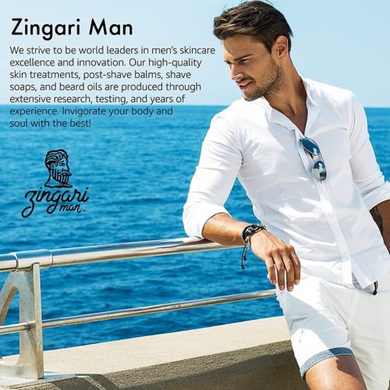 Zingari Man - The Royal Recovery Splash - Mens Skin Care Aftershave Products - Moisturizer and Body Lotion Wash - Hydration Primer With Cologne and Oil Blend - Sensitive Shaving Treatment