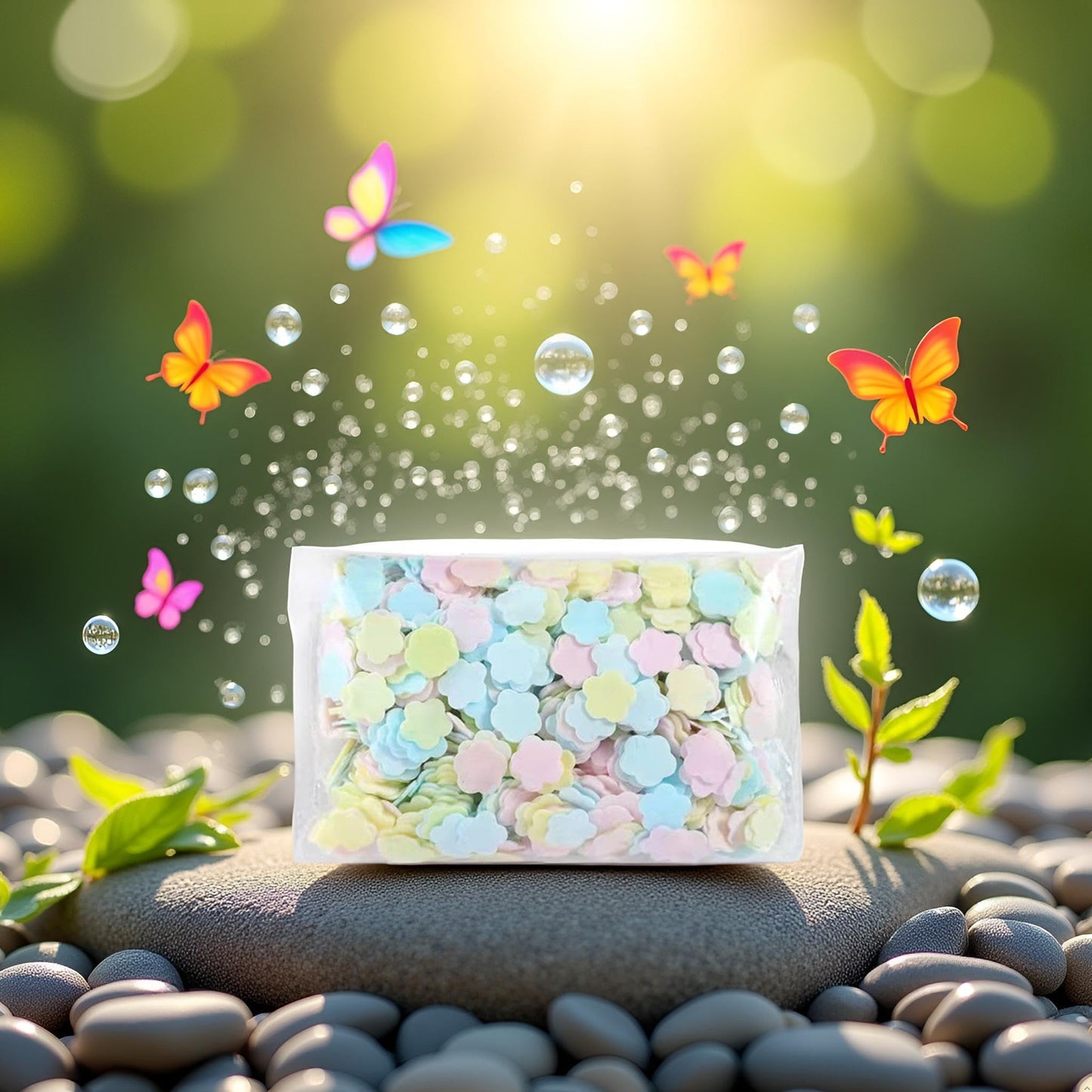 aoukoslt 1000 Sheets Colorful Portable Disposable Paper Soap Travel Hiking Washing Hand Bath Toiletry Paper Sheets Portable Gentle Papers for Soap Fragrance Hand Wash