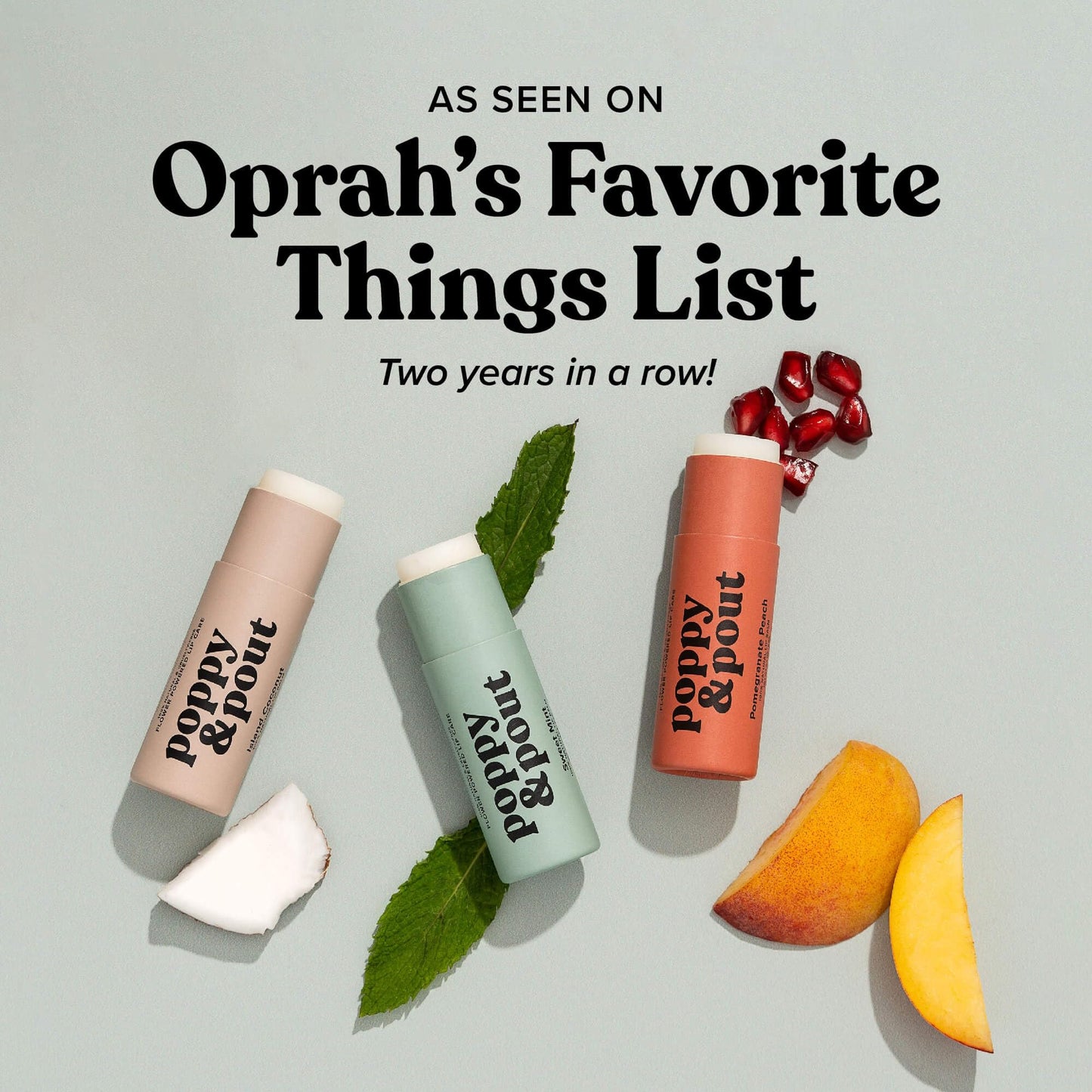 Poppy & Pout Island Coconut Jumbo Lip Balm | All Natural Lip Balms & Moisturizers | Hydrates with Beeswax, Vitamin E, Organic Coconut Oil | Cruelty-Free | Lip Balm in Recyclable Cardboard Tube