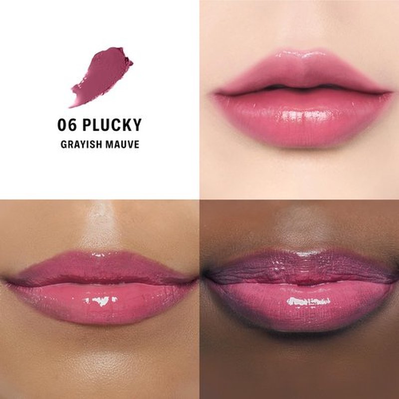 BRAYE Lipsleek Lip Balm, Monochromatic Cream Blush 2-in-1 Face Makeup, Hydrating & Mood Buildable, Vegan + Cruelty-Free Glow for Cheeks l 06 Plucky