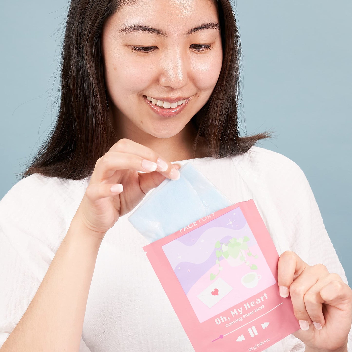 FACETORY Acne Sheet Mask Collection (Pack of 6)- Soothing, Rejuvenating, Illuminating Sheet Mask for Blemishes, Oily Skin Types, Pimples