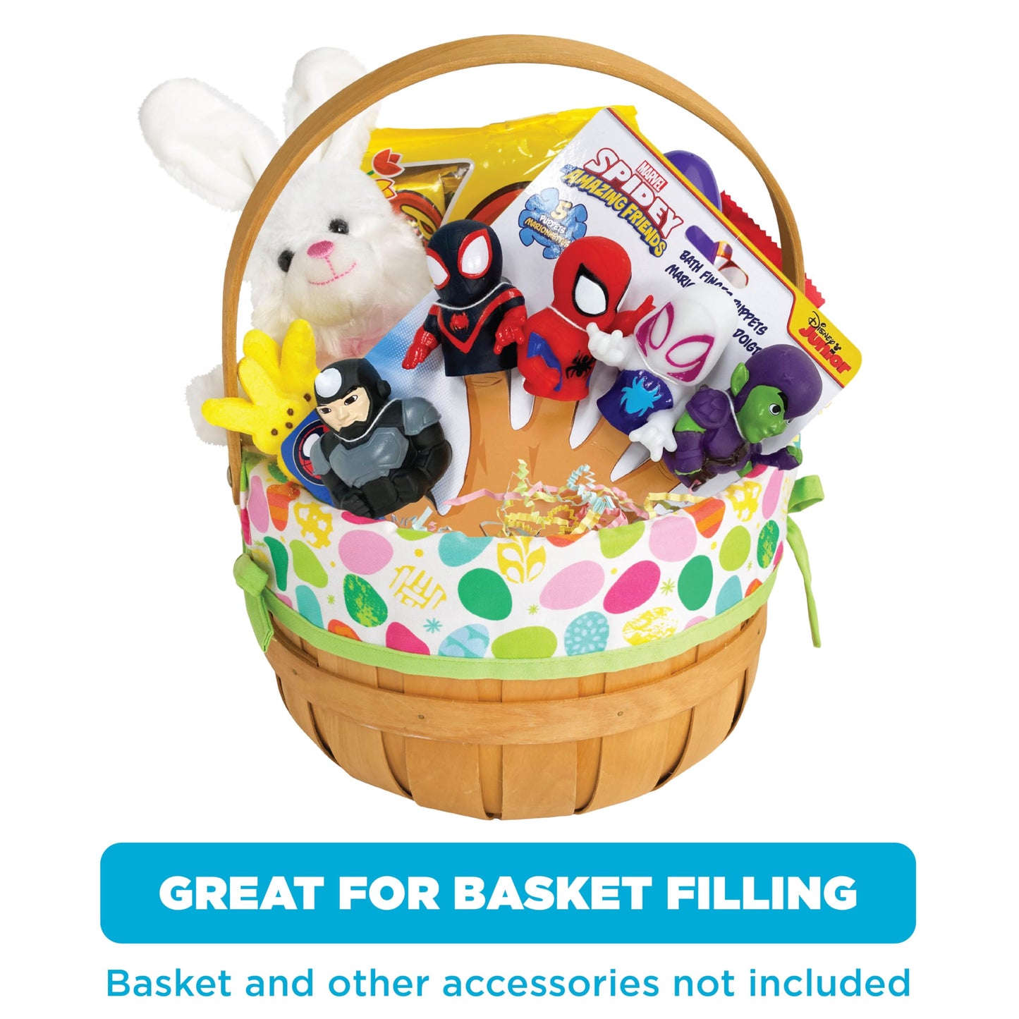 Ginsey Spidey and His Amazing Friends 5 Piece Finger Puppet Set - Bath Toys, Party Favors, 1.0 Count, 0.145 pounds