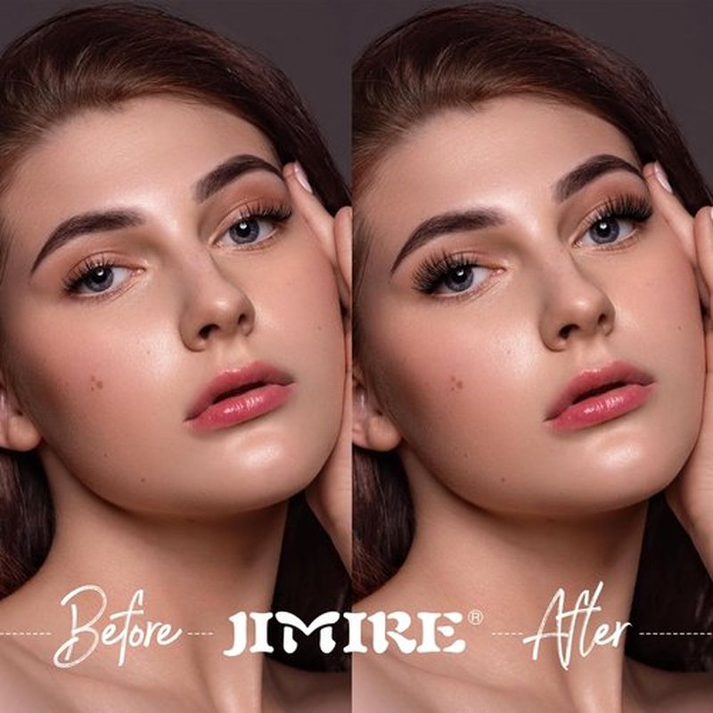 JIMIRE Half Lashes Natural Cat Eye Wispy False Eyelashes 13MM Short 3D Accent Corner Lashes Soft Fluffy Faux Mink Lashes 20 Pairs Pack