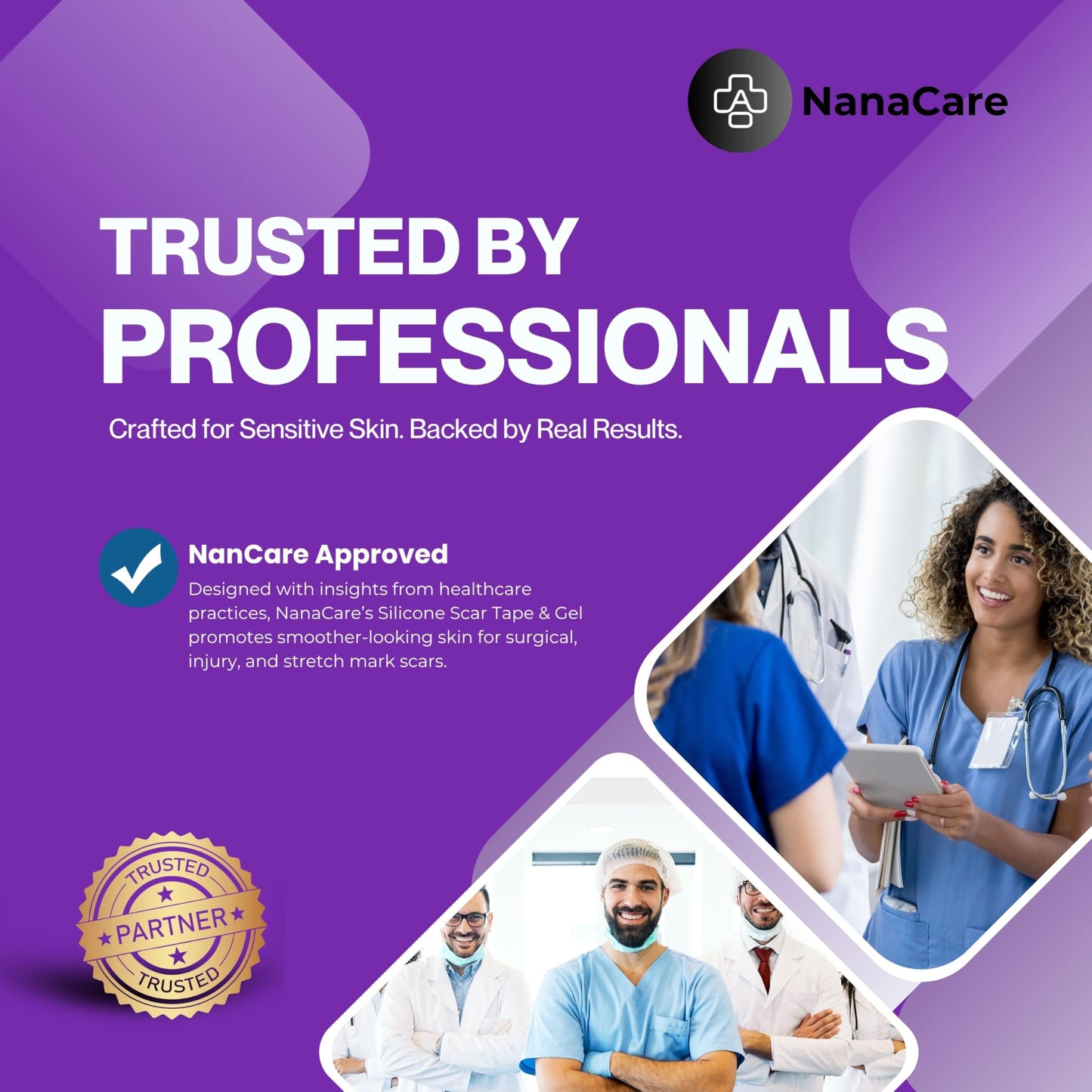 Silicone Scar Gel with SPF 30 & Silicone Scar Tape Roll – 20g Gel & 1.6"x120" Tape - Medical-Grade Silicone for Scr Appearance Care After Surgery, C-Section, Burns & Acne – NanaCare