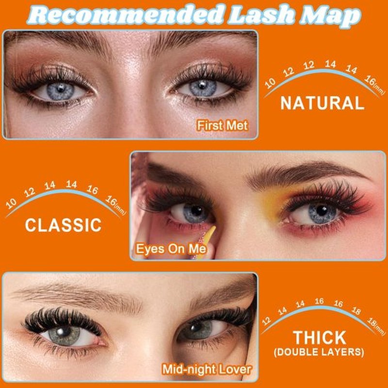 Fowendia Individual Cluster Lashes D Curl DIY Lashes Extension Kit Classic Lashes Lash Clusters 8-18mm with Bond, Seal, and Remover - Ultra-Invisible Band Lashes, No-Glue Lower Lashes, Eyes On Me-Kit