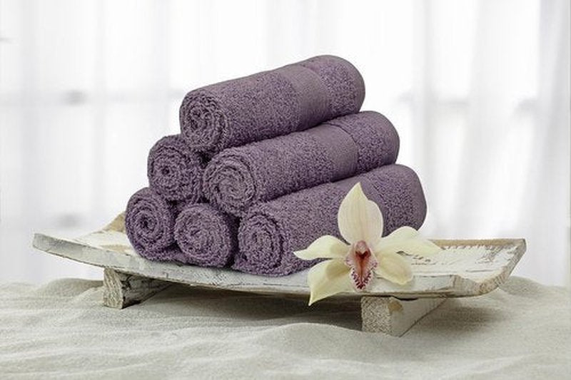 Premium Wash Cloths Pack of 12 (13" x 13" Inches)- 100% Combed Ring Spun Cotton WashCloth - Luxury Washcloths – Ultra Soft Face Towels - Highly Absorbent Wash Cloth for Face (Purple Ash)
