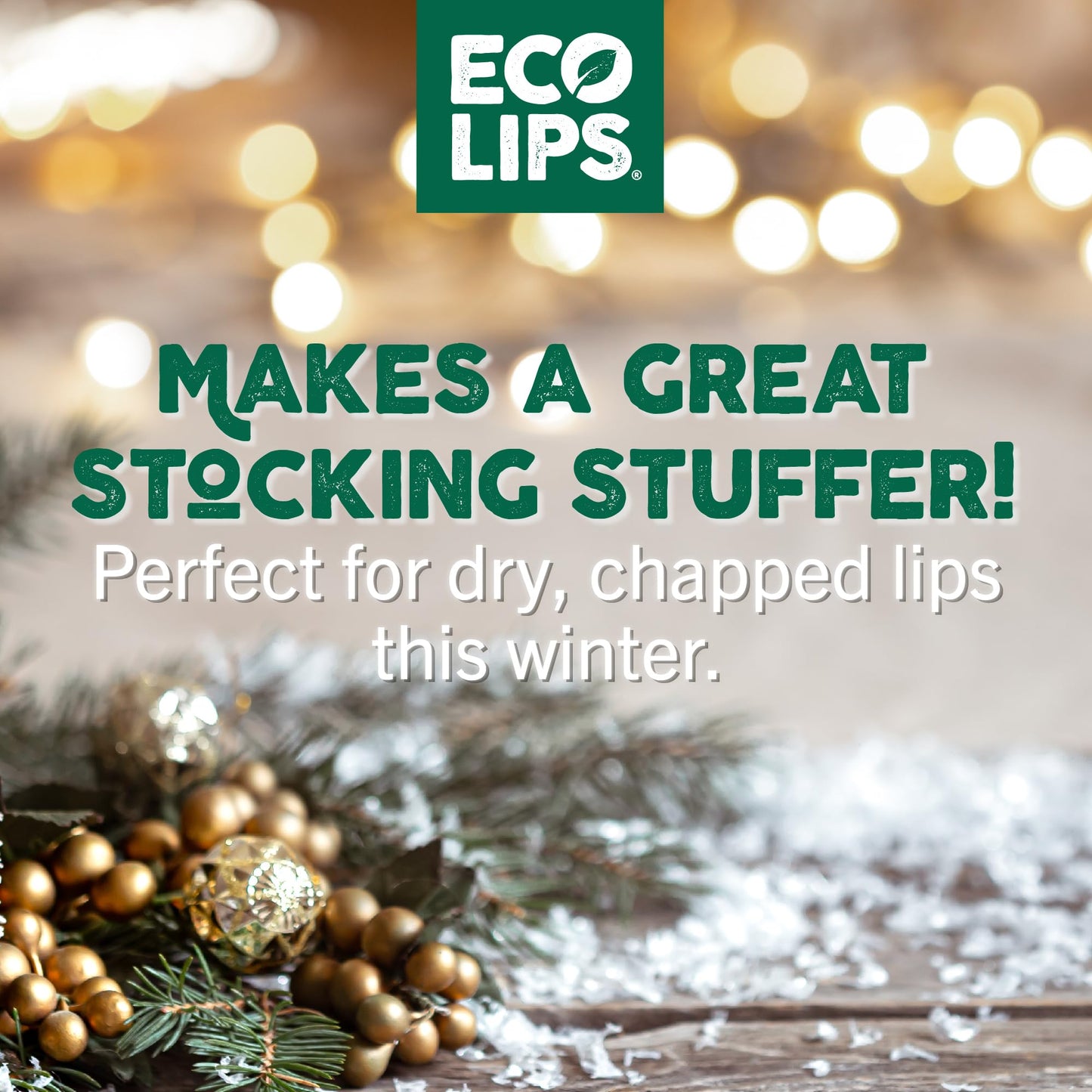 Eco Lips Candy Cane Lip Scrub & Nourishing Lip Mask, 2 Count, 0.25 oz